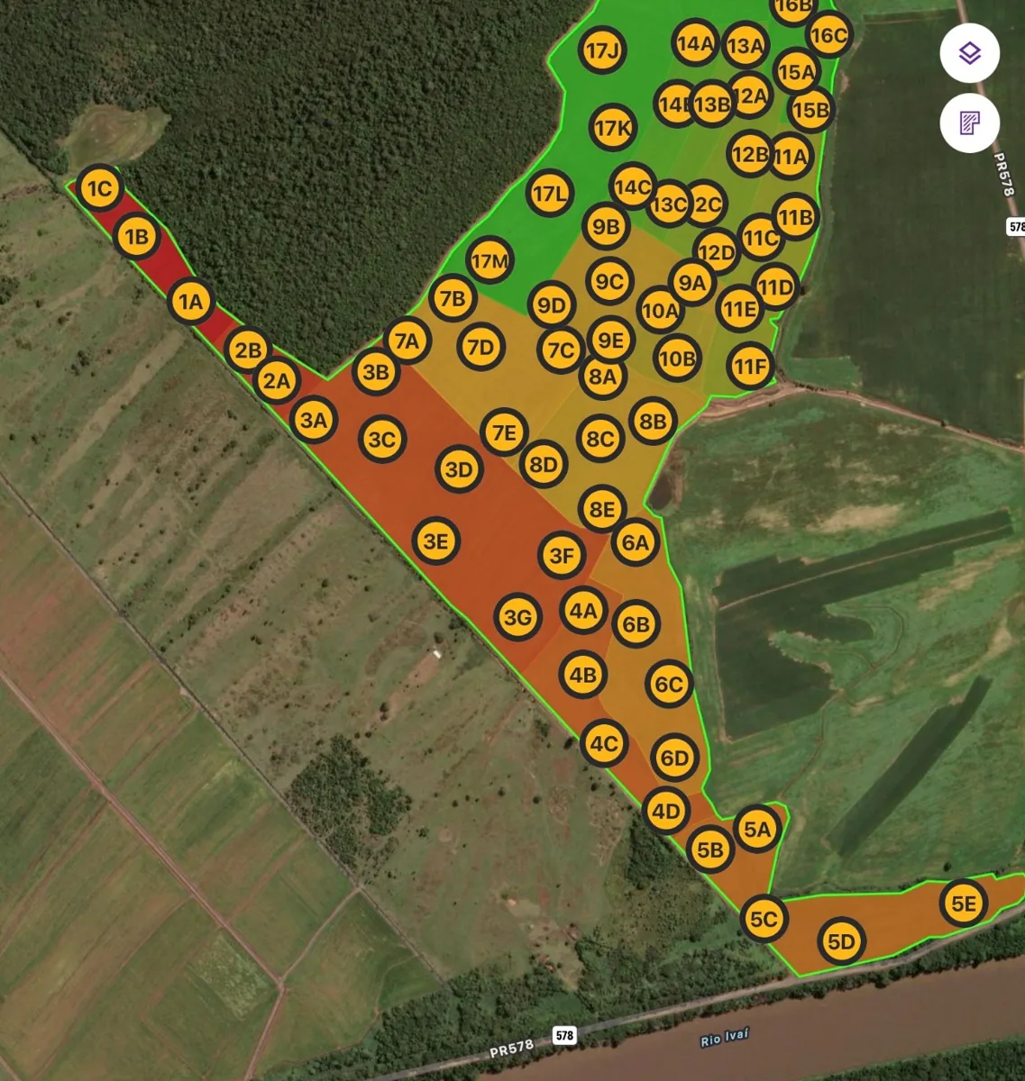 Coleta de solo e agricultura de precisão
